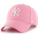 cepur-izliekta-roza-snapback-no-new-york-yankees-mlb-no-47-brand