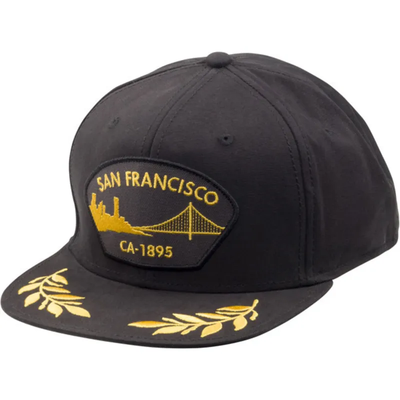 cepur-plakana-melns-snapback-san-francisco-tug-boat-the-farm-no-goorin-bros cepur-plakana-melns-snapback-san-francisco-tug-boat-the-farm-no-goorin-bros
