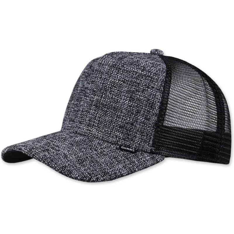 cepur-izliekta-truckeris-melns-snapback-jaspeada-colored-linen-no-djinns