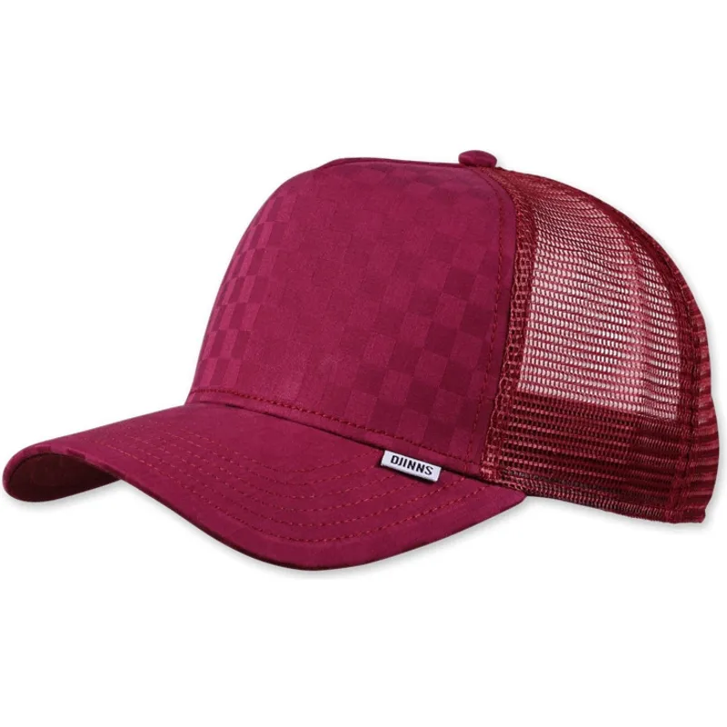 cepur-izliekta-truckeris-sarkans-snapback-a-cuadros-tie-check-no-djinns