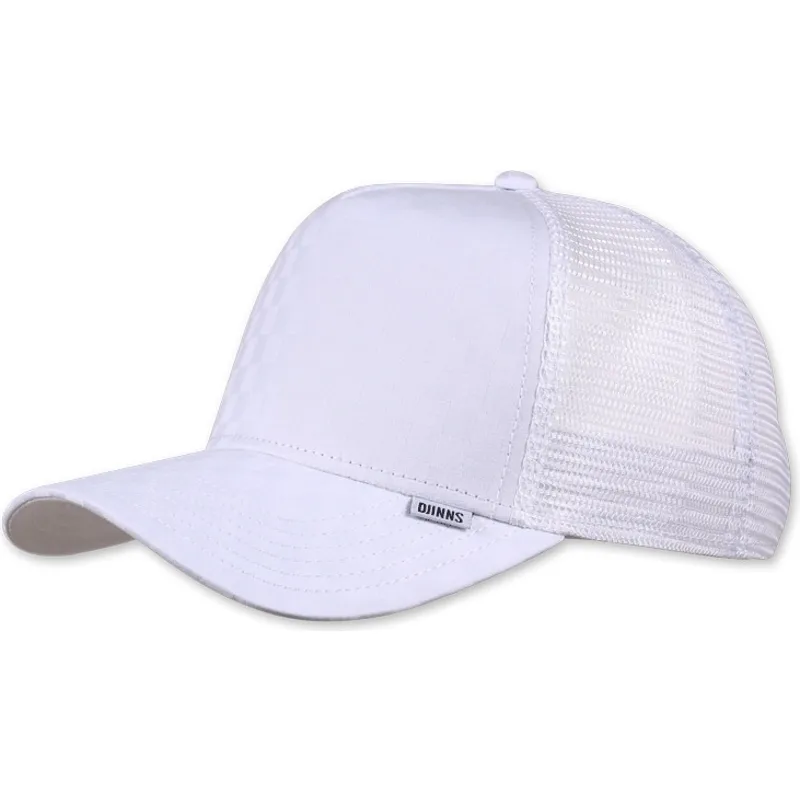 cepur-izliekta-truckeris-balts-snapback-a-cuadros-tie-check-no-djinns