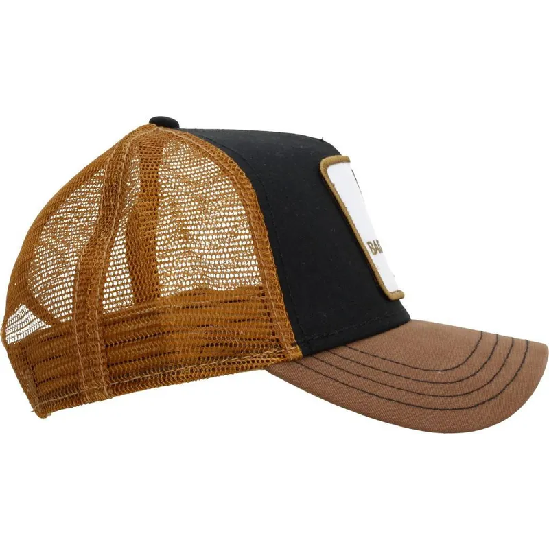 cepur-izliekta-truckeris-melns-snapback-bad-ass-the-farm-no-goorin-bros