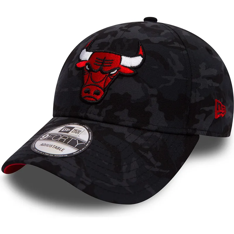 cepur-izliekta-maskesanas-regulejams-team-9forty-no-chicago-bulls-nba-no-new-era