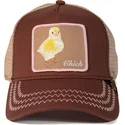 cepur-izliekta-truckeris-bruns-snapback-chicky-boom-the-farm-no-goorin-bros