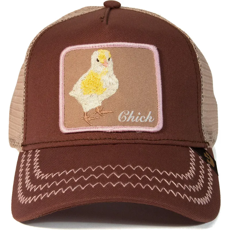 cepur-izliekta-truckeris-bruns-snapback-chicky-boom-the-farm-no-goorin-bros cepur-izliekta-truckeris-bruns-snapback-chicky-boom-the-farm-no-goorin-bros