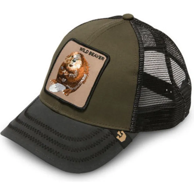 cepur-izliekta-truckeris-zals-snapback-wild-beaver-the-farm-no-goorin-bros