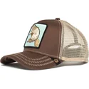 cepur-izliekta-truckeris-bruns-snapback-beaver-the-farm-no-goorin-bros