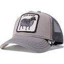 cepur-izliekta-truckeris-peleks-snapback-shades-of-black-the-farm-no-goorin-bros
