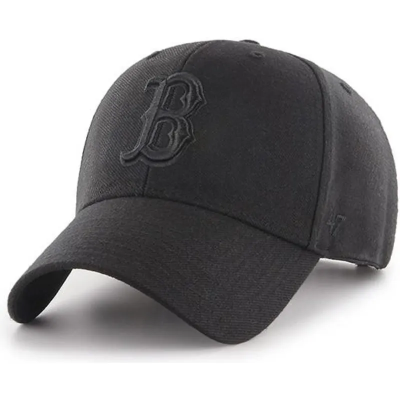 cepur-izliekta-melns-snapback-no-boston-red-sox-mlb-no-47-brand