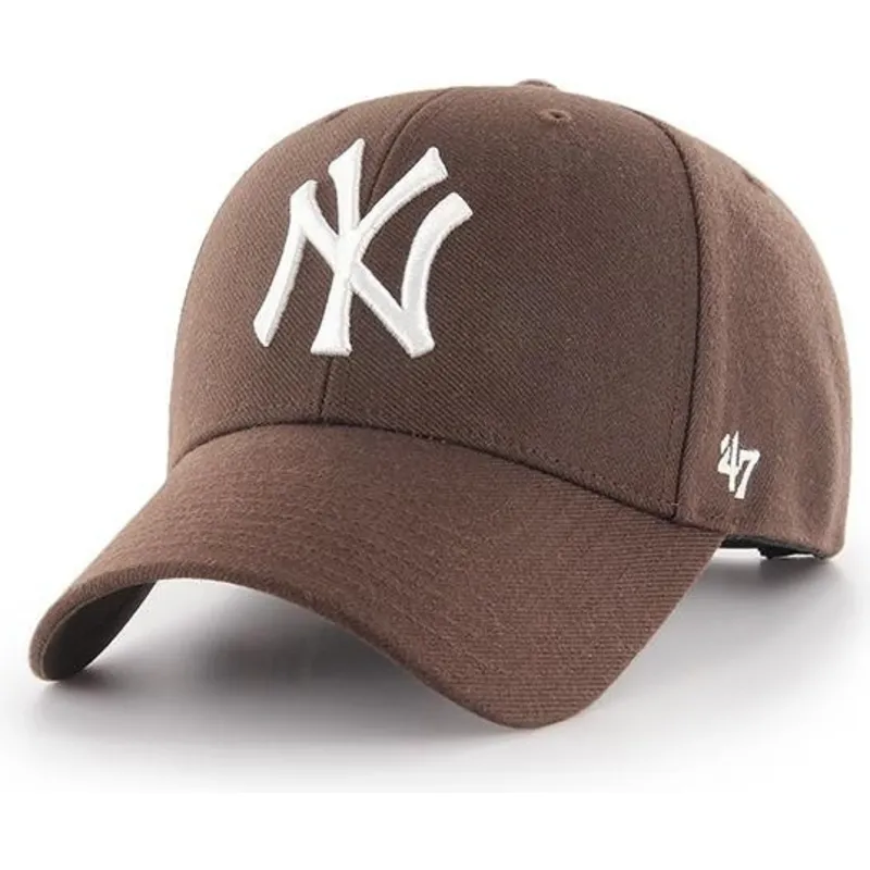 cepur-izliekta-bruns-snapback-no-new-york-yankees-mlb-no-47-brand