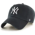 cepur-izliekta-melns-regulejama-lente-plata-no-new-york-yankees-mlb-no-47-brand