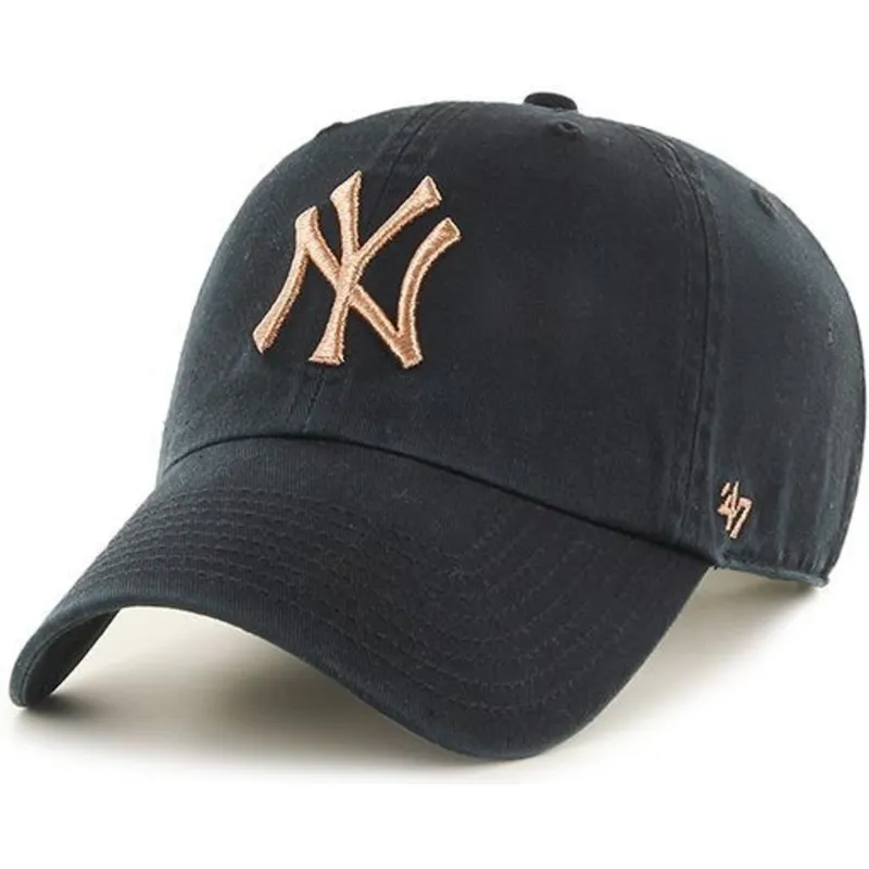 cepur-izliekta-melns-regulejams-bronce-no-new-york-yankees-mlb-no-47-brand
