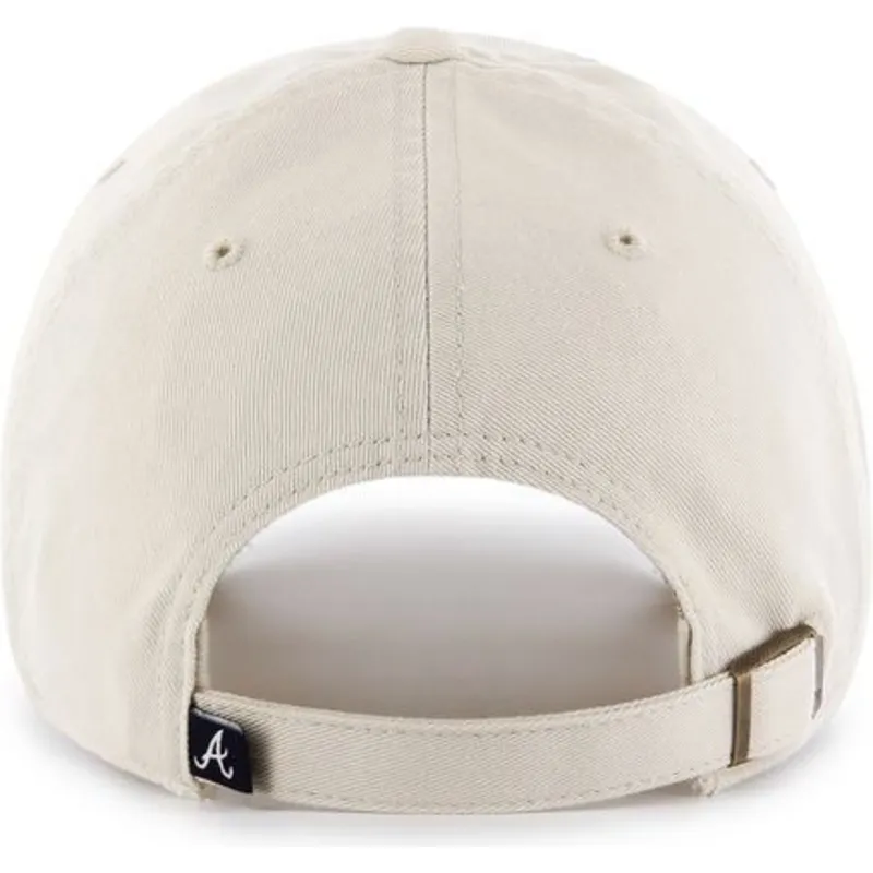 cepur-izliekta-kremkrasa-regulejams-atlanta-braves-mlb-clean-up-no-atlanta-braves-mlb-no-47-brand