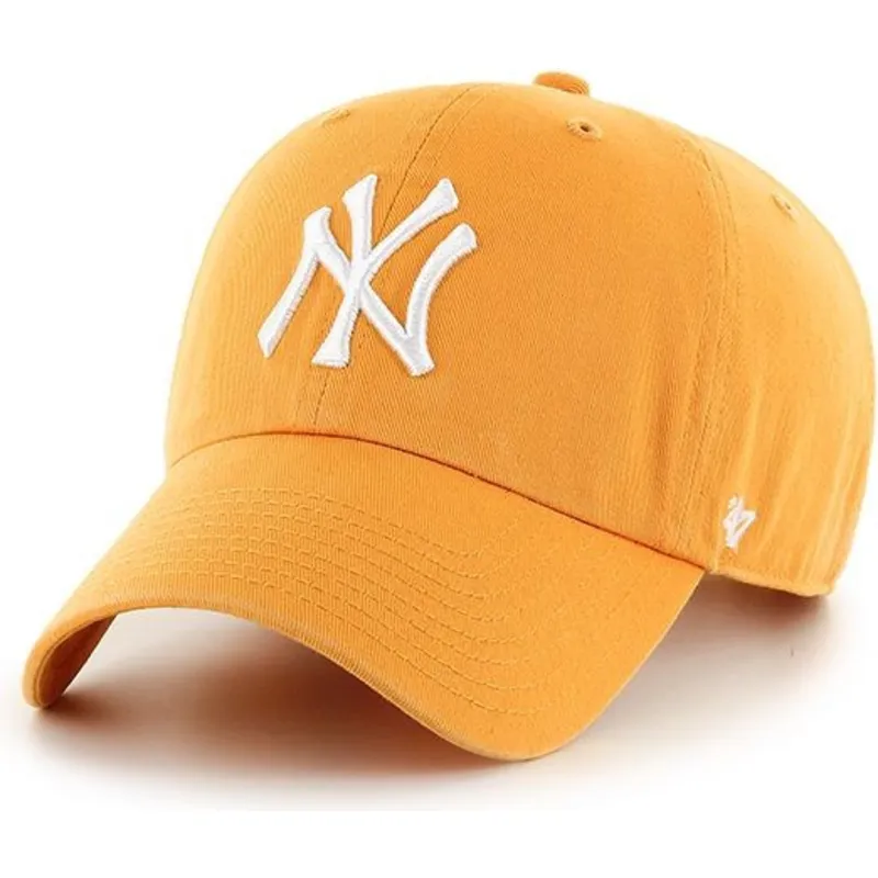 cepur-izliekta-dzeltens-regulejams-no-new-york-yankees-mlb-no-47-brand
