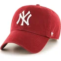 cap-izliekta-red-adjustable-strap-no-new-york-yankees-mlb-no-47-brand