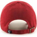dunkelrote-new-york-yankees-mlb-clean-up-kappe-von-47-brand-mit-gebogenem-schirm