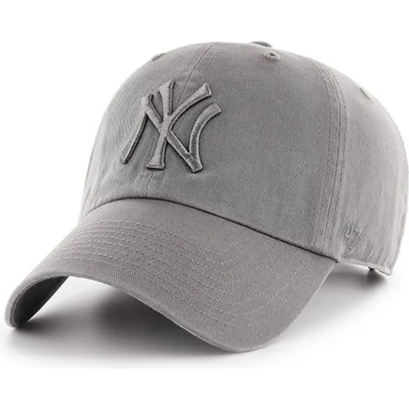cap-izliekta-gray-adjustable-strap-no-new-york-yankees-mlb-no-47-brand