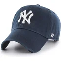 cap-izliekta-navy-blue-adjustable-strap-no-new-york-yankees-mlb-no-47-brand
