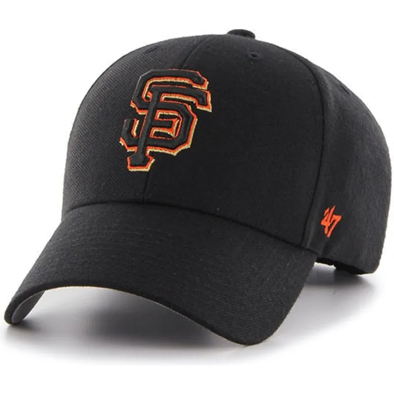 cepur-izliekta-melns-regulejams-no-san-francisco-giants-mlb-no-47-brand