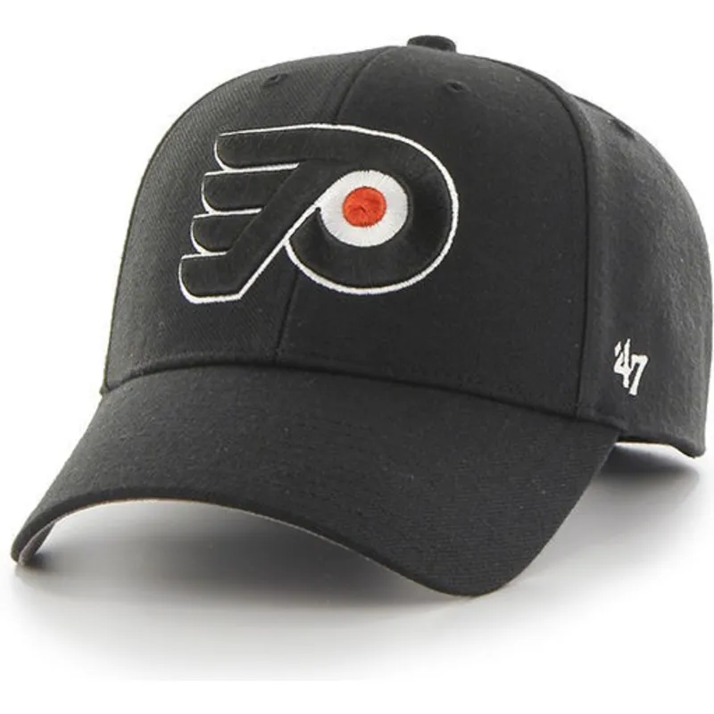 cepur-izliekta-melns-regulejams-no-philadelphia-flyers-mlb-no-47-brand
