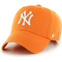 new-york-yankees-mlb-clean-up-kappe-in-leuchtendem-orange-von-47-brand