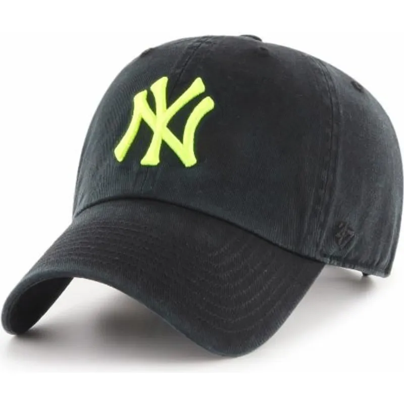 cepur-izliekta-melns-regulejams-no-new-york-yankees-mlb-no-47-brand