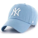 47-brand-mlb-new-york-yankees-clean-up-kappe-mit-gebogenem-schirm-in-blau-von-columbia