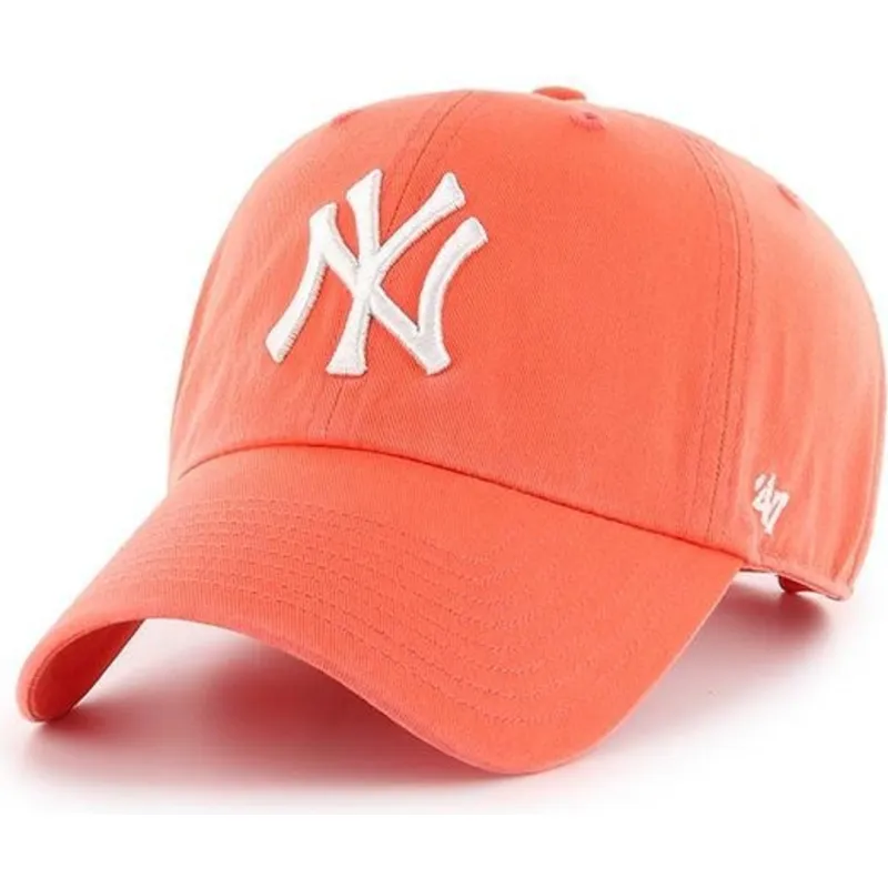 cap-izliekta-orange-adjustable-strap-pomelo-no-new-york-yankees-mlb-no-47-brand