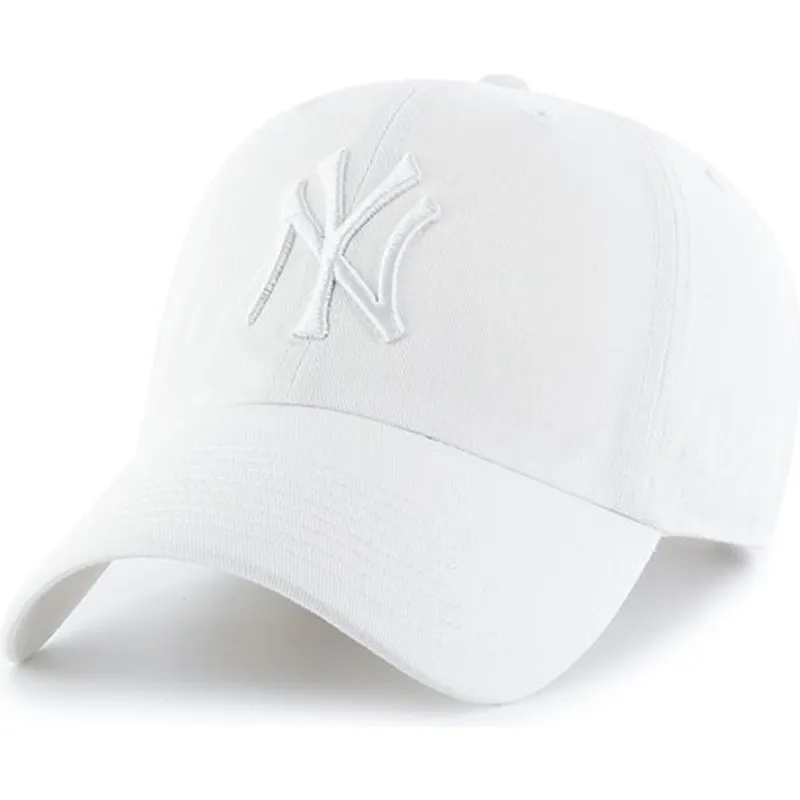 cepur-izliekta-balts-regulejams-no-new-york-yankees-mlb-no-47-brand