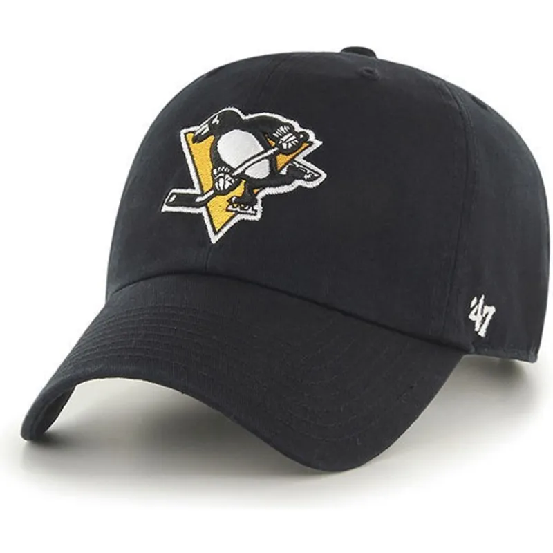 cepur-izliekta-melns-regulejams-no-pittsburgh-penguins-nhl-no-47-brand