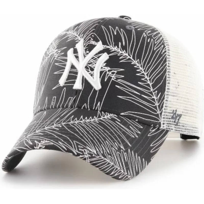 cepur-izliekta-truckeris-melns-snapback-no-new-york-yankees-mlb-no-47-brand