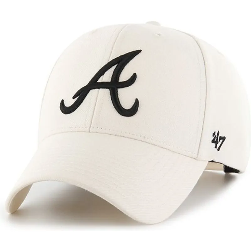 cepur-izliekta-kremkrasa-snapback-no-atlanta-braves-mlb-no-47-brand