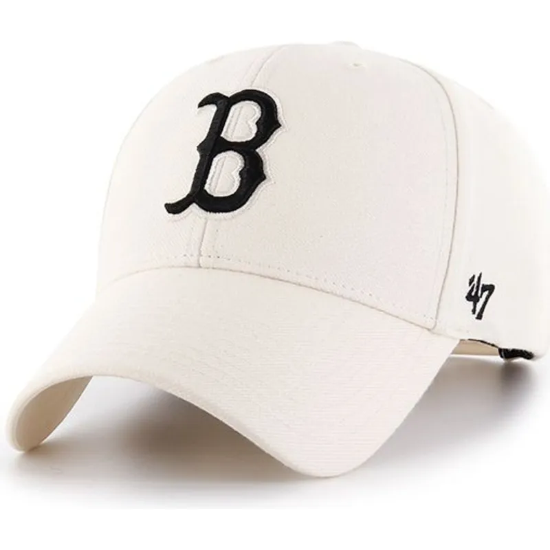 cepur-izliekta-kremkrasa-snapback-no-boston-red-sox-mlb-no-47-brand