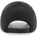 schwarze-snapback-kappe-mit-gebogenem-schirm-und-orangefarbenem-new-york-yankees-logo-von-47-brand-mlb-mvp