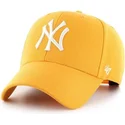 cepur-izliekta-dzeltens-snapback-oro-no-new-york-yankees-mlb-no-47-brand