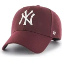 cap-izliekta-red-snapback-granate-no-new-york-yankees-mlb-no-47-brand