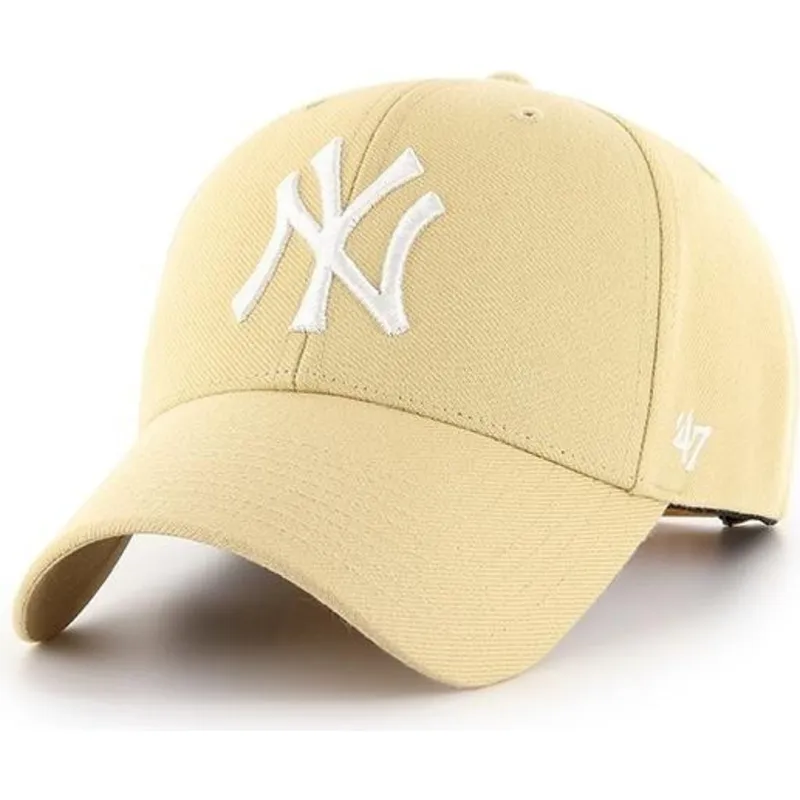 cap-izliekta-yellow-snapback-oro-claro-no-new-york-yankees-mlb-no-47-brand