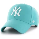 cepur-izliekta-zals-snapback-turquesa-no-new-york-yankees-mlb-no-47-brand