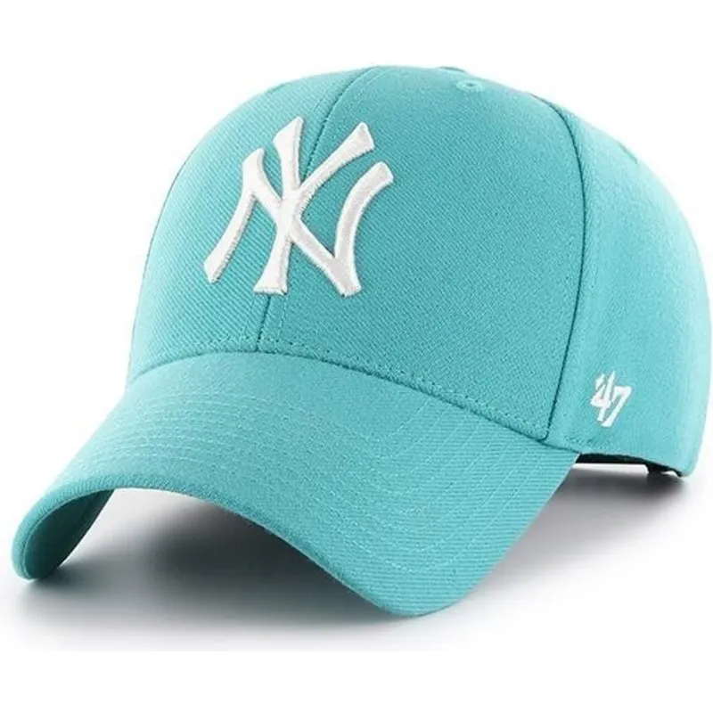 cepur-izliekta-zals-snapback-turquesa-no-new-york-yankees-mlb-no-47-brand