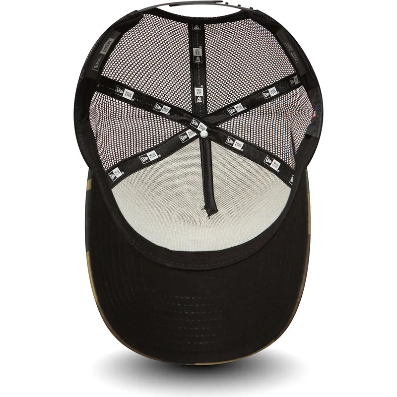 cepur-izliekta-truckeris-maskesanas-snapback-clean-a-frame-no-new-york-yankees-mlb-no-new-era