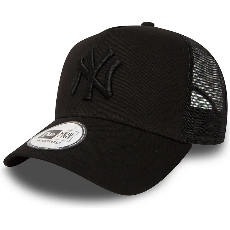 cap-izliekta-black-snapback-clean-a-frame-no-new-york-yankees-mlb-no-new-era