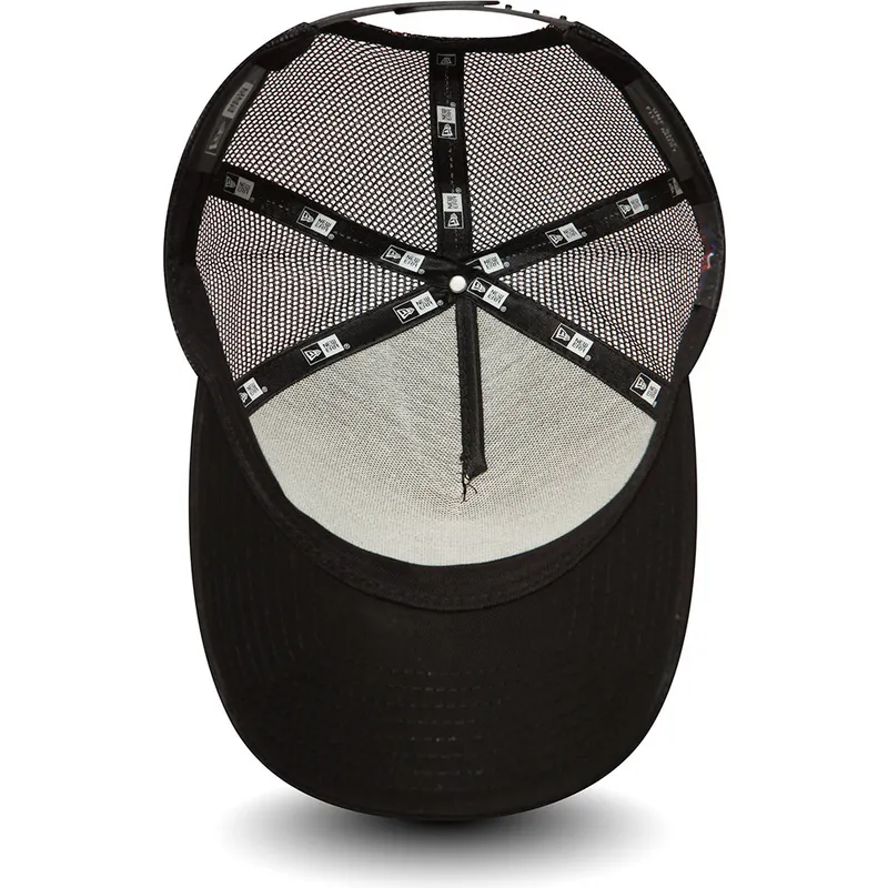 cepur-izliekta-truckeris-melns-snapback-clean-a-frame-no-new-york-yankees-mlb-no-new-era