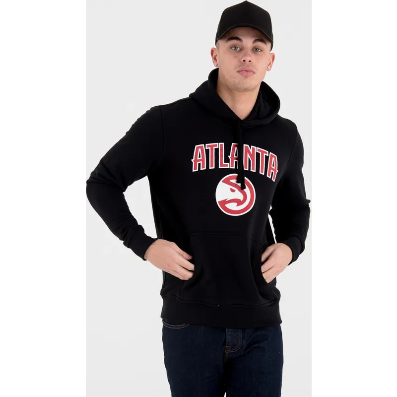 dzemperi-ar-kapuci-melns-pullover-hoody-no-atlanta-hawks-nba-no-new-era