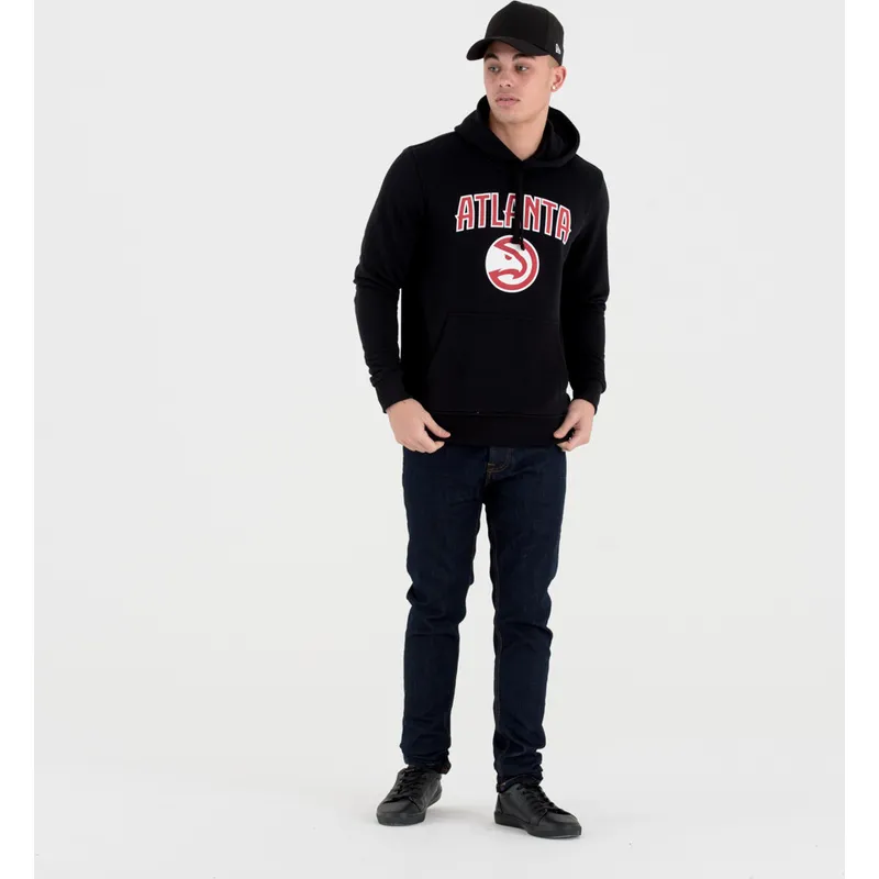 dzemperi-ar-kapuci-melns-pullover-hoody-no-atlanta-hawks-nba-no-new-era
