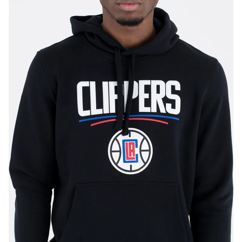dzemperi-ar-kapuci-melns-pullover-hoody-no-los-angeles-clippers-nba-no-new-era