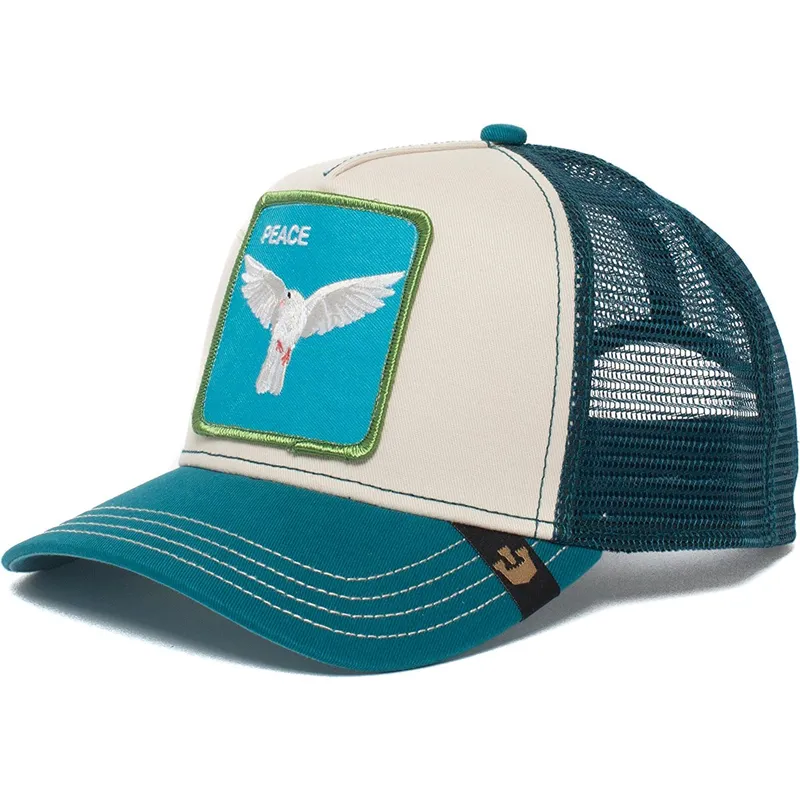 cepur-izliekta-truckeris-zils-snapback-peace-keeper-the-farm-no-goorin-bros