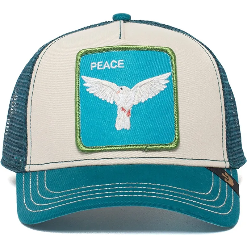 cepur-izliekta-truckeris-zils-snapback-peace-keeper-the-farm-no-goorin-bros
