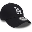 marineblaue-gebogene-verstellbare-kappe-39thirty-classic-der-los-angeles-dodgers-mlb-von-new-era