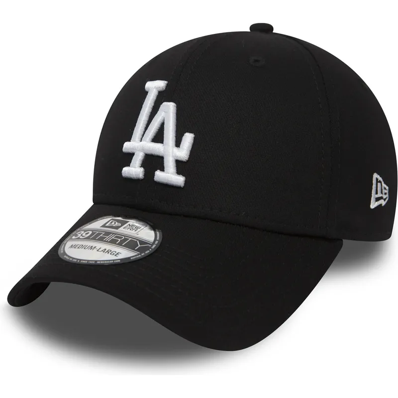 cap-izliekta-black-ajustada-39thirty-essential-no-los-angeles-dodgers-mlb-no-new-era