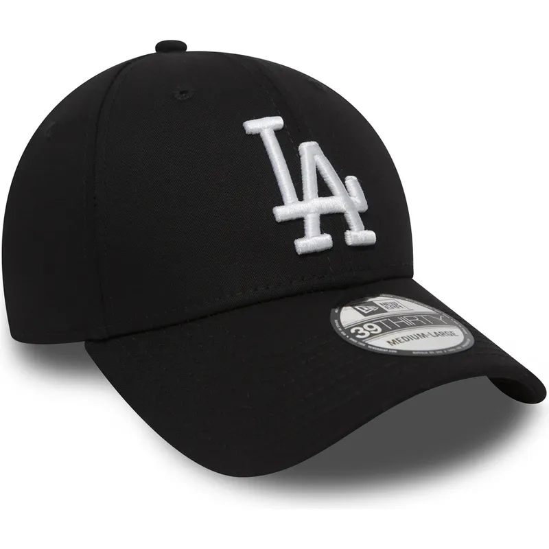 cap-izliekta-black-ajustada-39thirty-essential-no-los-angeles-dodgers-mlb-no-new-era